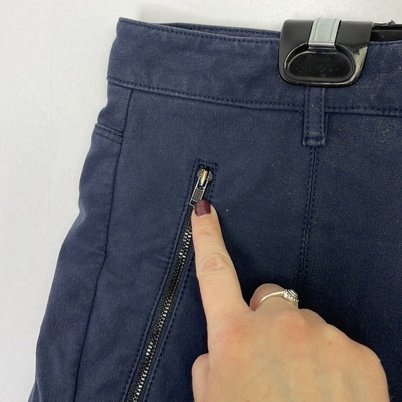 THEORY navy made in USA stretchy skinny pants - Picture 5 of 11